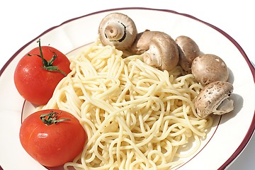 Image showing Spagetti meal