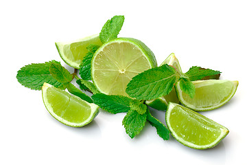 Image showing Fresh Lime and Mint