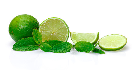 Image showing Fresh Lime and Mint