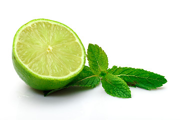 Image showing Fresh Lime and Mint