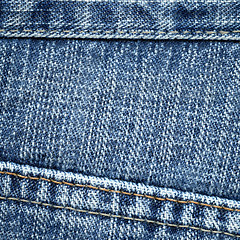 Image showing Jeans texture