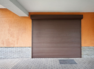 Image showing Brown louver