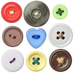 Image showing Sewing buttons