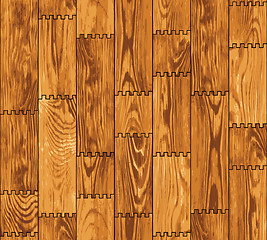 Image showing Seamless texture - wooden boards wall