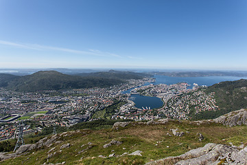 Image showing View over Bergen