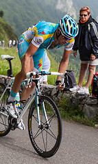 Image showing Climbing Col d'Aubisque