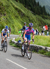 Image showing Climbing Col d'Aubique