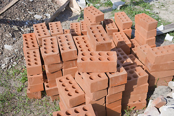 Image showing Red bricks