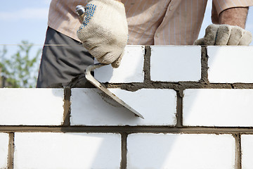 Image showing Construction of  brick