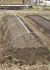 Image showing Carcass from the wire to cover the beds