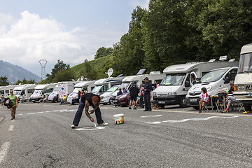 Image showing Road to Col d'Aubisque