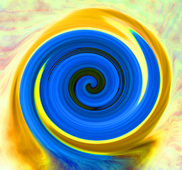 Image showing Tennis Ball Abstract