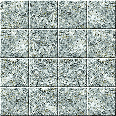 Image showing Seamless texture - granite tile flooring