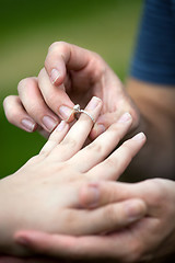 Image showing Diamond Engagement Ring