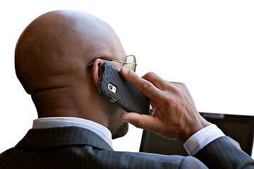 Image showing Modern Mobile Business Man