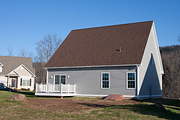 Image showing Newly Built House Rear