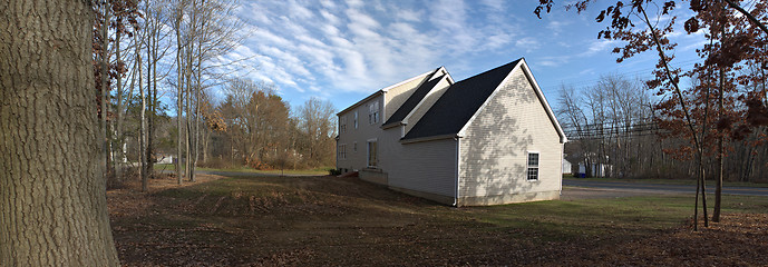 Image showing House and Backyard Panorama