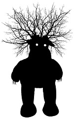 Image showing Swamp monster - silhouette