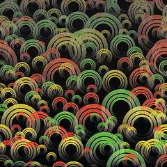 Image showing Abstract background - color circles