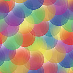 Image showing Background - color transparent circles