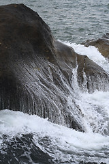 Image showing Rocks in the ocean