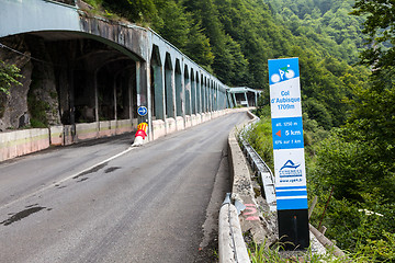 Image showing Road to Col d'Aubisque