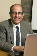 Image showing senior business executuve in conference room office