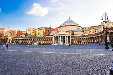 Image showing Piazza Plebiscito in Naples