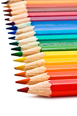 Image showing Coloured pencils