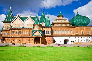 Image showing Wooden palace