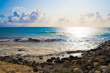 Image showing Sunset in Alghero