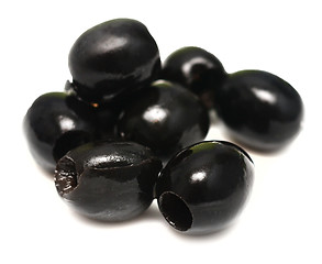 Image showing black olives