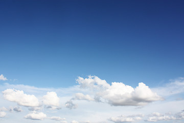 Image showing Blue sky background