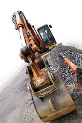 Image showing Excavator with bucket