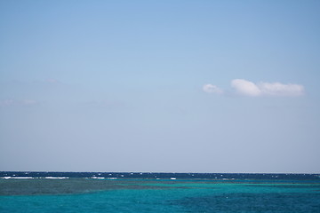 Image showing blue sea