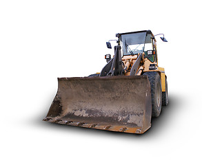 Image showing isolated bulldozer