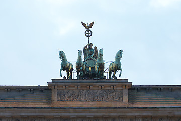 Image showing Brandenburg Gate in Berlin