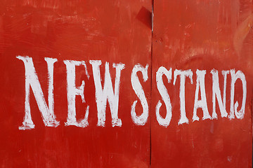 Image showing News stand