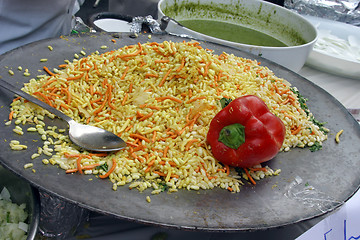 Image showing Indian food