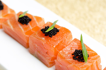 Image showing Salmon Slices