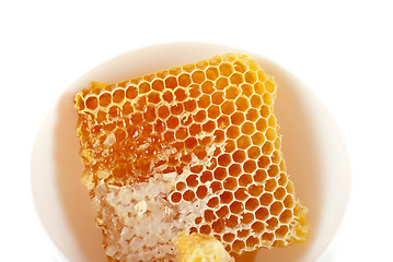 Image showing jar of organic honey