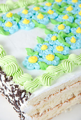 Image showing tasty cream cake