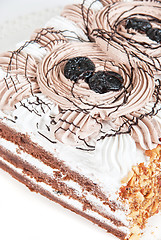 Image showing tasty nuts cake