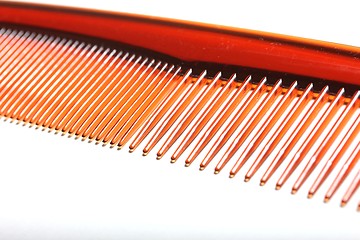 Image showing plain isolated plastic comb