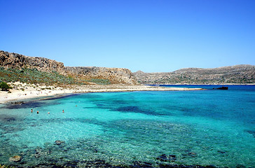 Image showing Lagoon Balos, Gramvousa, Crete, Greece