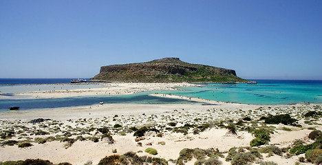 Image showing Lagoon Balos, Gramvousa, Crete, Greece