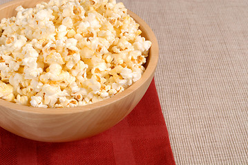 Image showing Bowl of popcorn