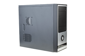 Image showing Black personal computer