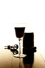 Image showing Red wine