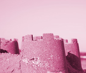 Image showing Sand castle